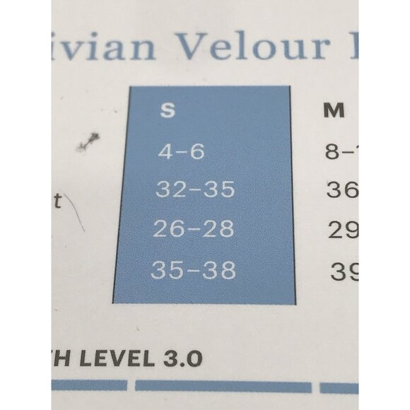 Wander by Hottotties Womens Size Small Vivian Velour Black Leggings Soft - Picture 8 of 12